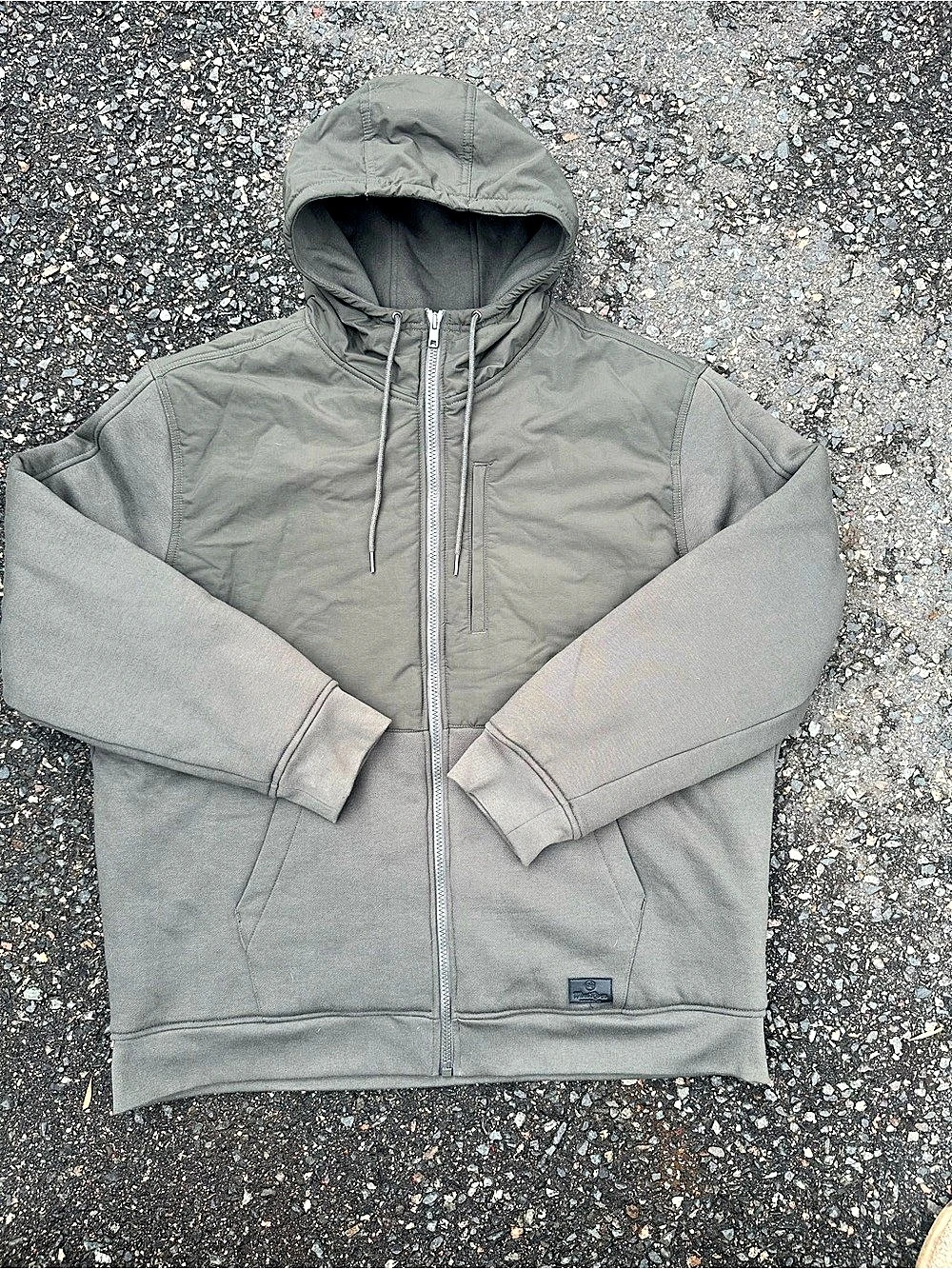 WindRiver T-MAX Men’s Full-Zip Softshell Hooded Jacket Olive Green 3XL